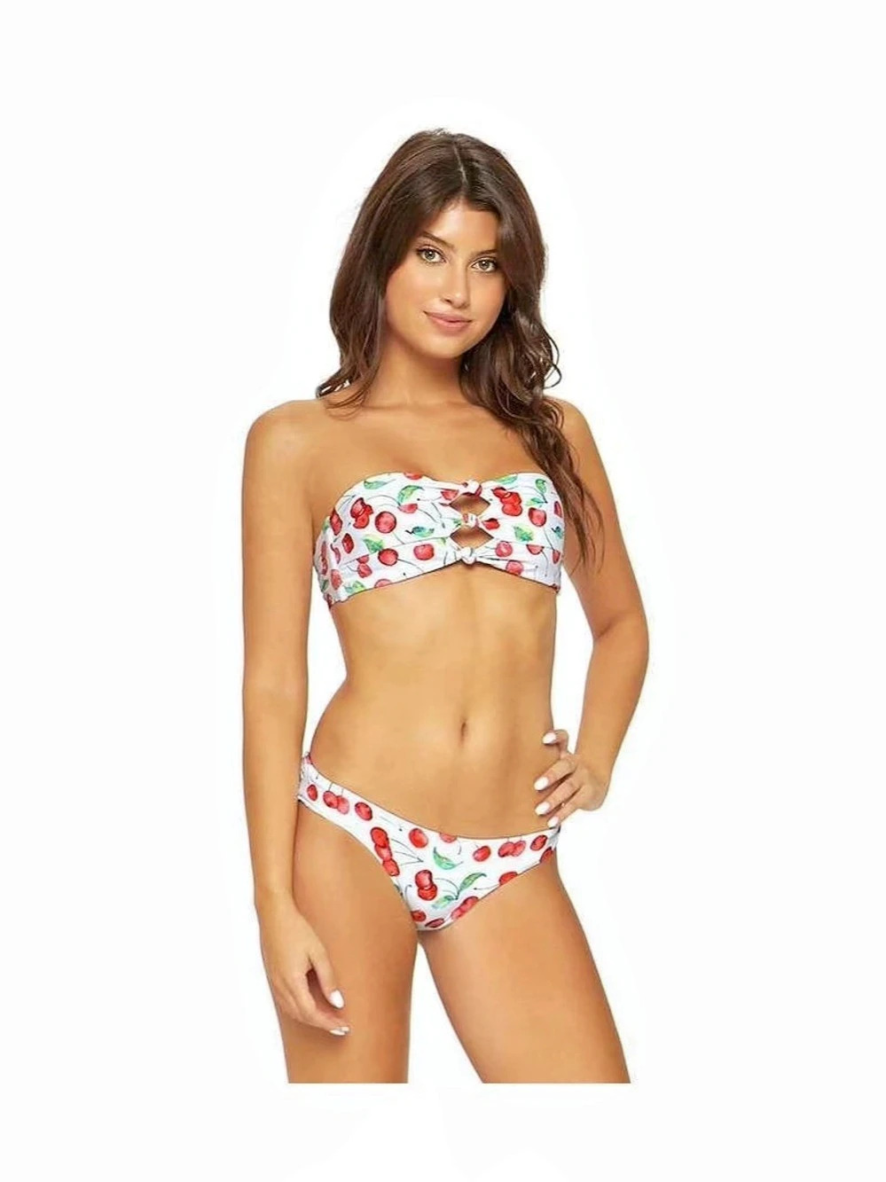 PILYQ Cherries Print Bikini